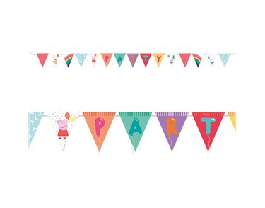 4m PEPPA PIG PENNANT BANNER