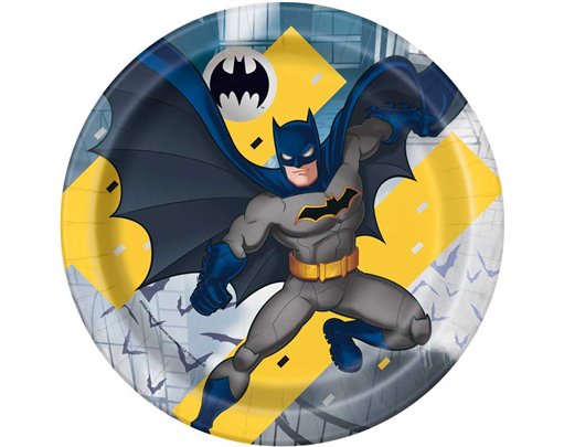 8PK 9IN BATMAN PLATES