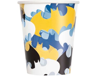 8PK 9OZ BATMAN CUPS