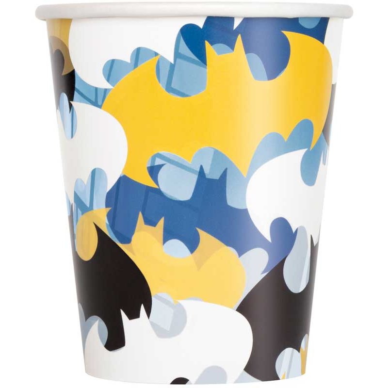 8PK 9OZ BATMAN CUPS