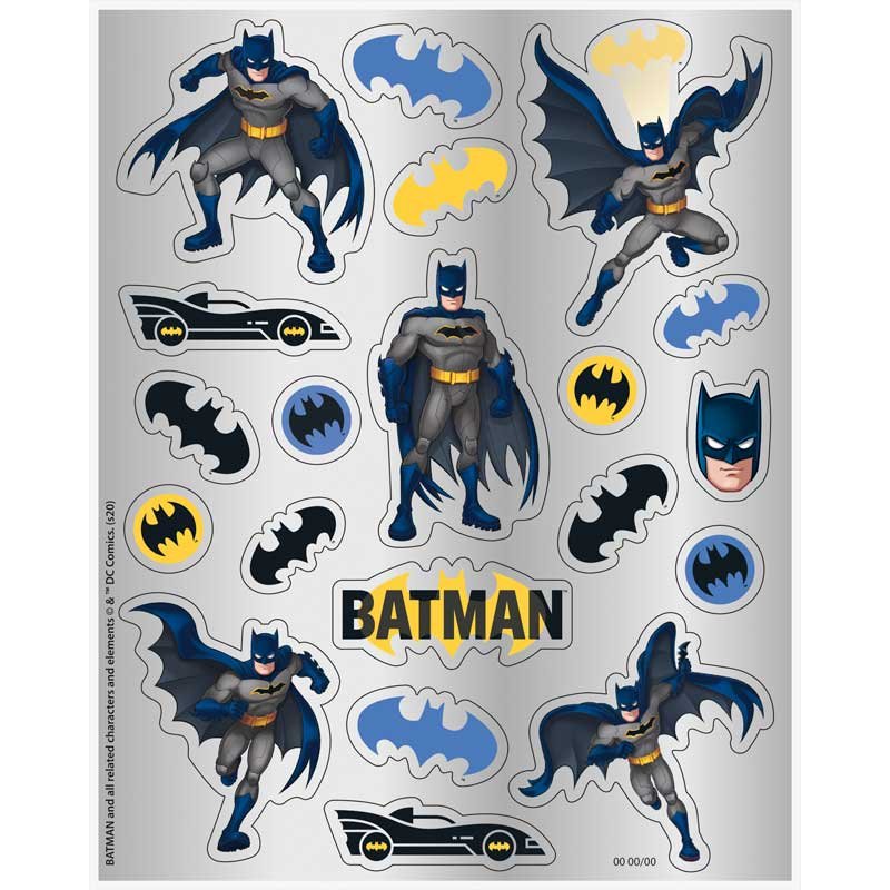 4PC BATMAN STICKER SHEET