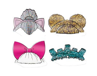 4PK LOL SURPRISE PAPER HEADBAND