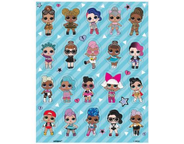 4PK LOL SURPRISE STICKER SHEETS