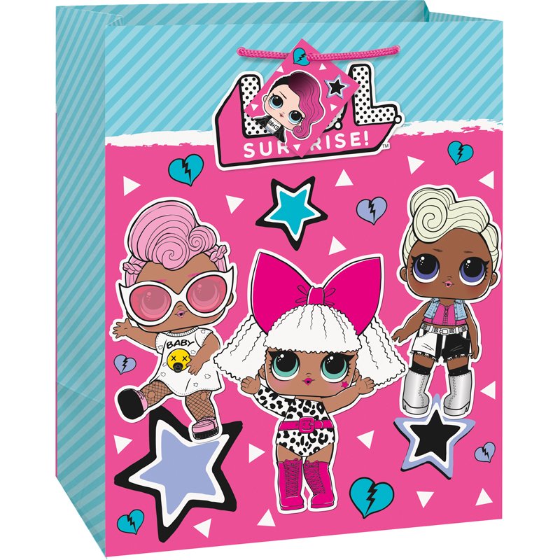 LOL SURPRISE LARGE GIFT BAG 12S