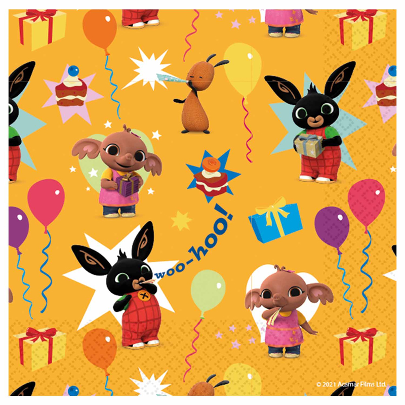 16PK 33cm BING LUNCH NAPKINS