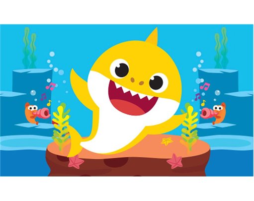8PK BABY SHARK INVITATIONS