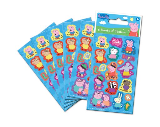 6PK PEPPA PIG BLUE PARTY PACKS