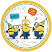 8PK 23cm MINIONS THE RISE OF GRU PAPER PLATES