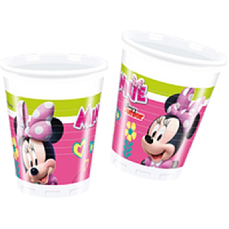 8PK 200ml  MINNIE MOUSE PLASTIC CUPS