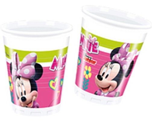 8PK 200ml  MINNIE MOUSE PLASTIC CUPS