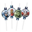4PK AVENGERS INFINITY STONES DRINKING STRAWS