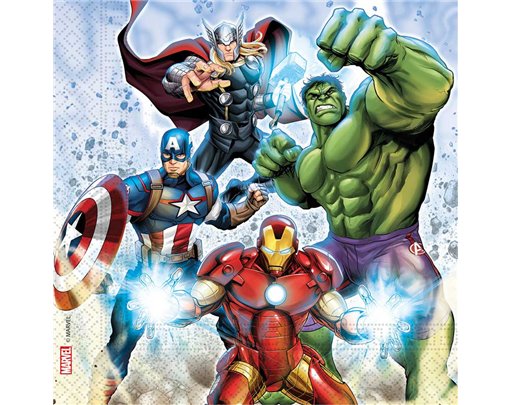 20PK AVENGERS INFINITY STONES NAPKINS