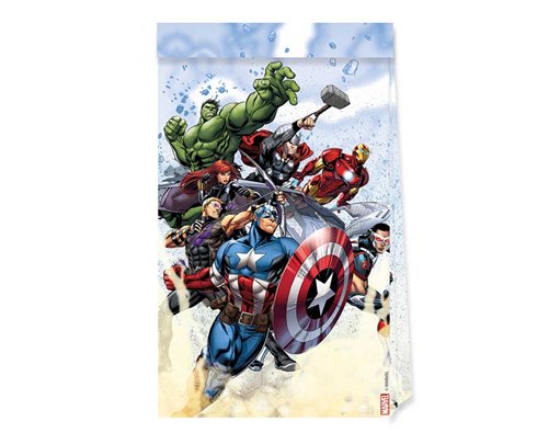4PK AVENGERS INFINITY STONES PAPER BAGS