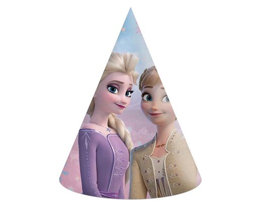 6PK FROZEN II WIND SPIRIT PARTY HATS