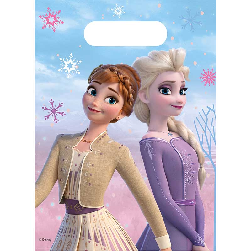 6PK FROZEN II WIND SPIRIT PARTY BAGS