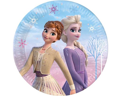 8PK 23cm FROZEN II WIND SPIRIT PLATES