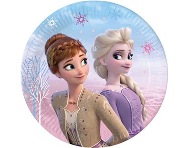 8PK 20cm FROZEN II WIND SPIRIT PLATES