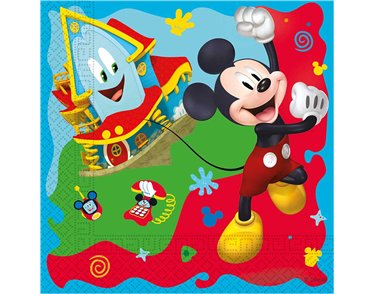20PK MICKEY ROCK THE HOUSE NAPKINS