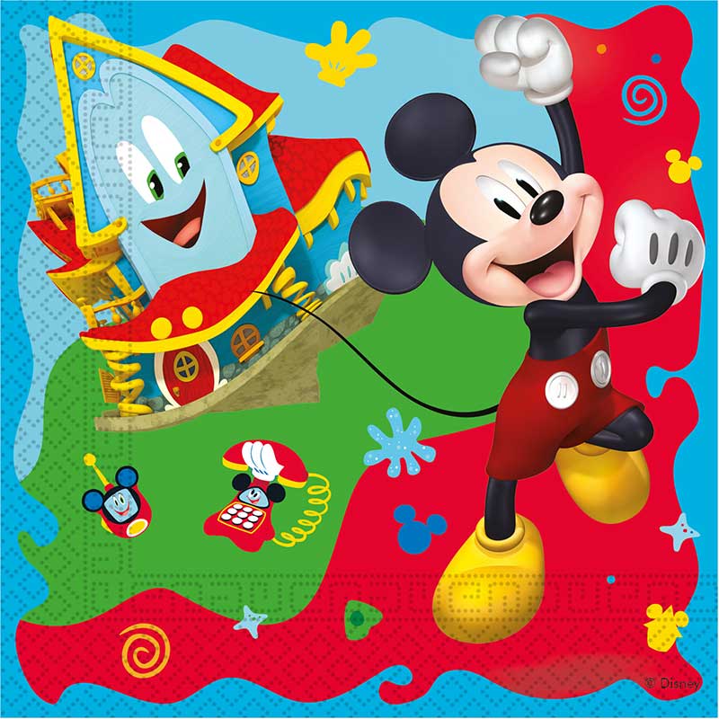 20PK MICKEY ROCK THE HOUSE NAPKINS