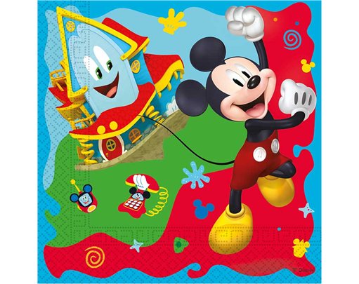 20PK MICKEY ROCK THE HOUSE NAPKINS