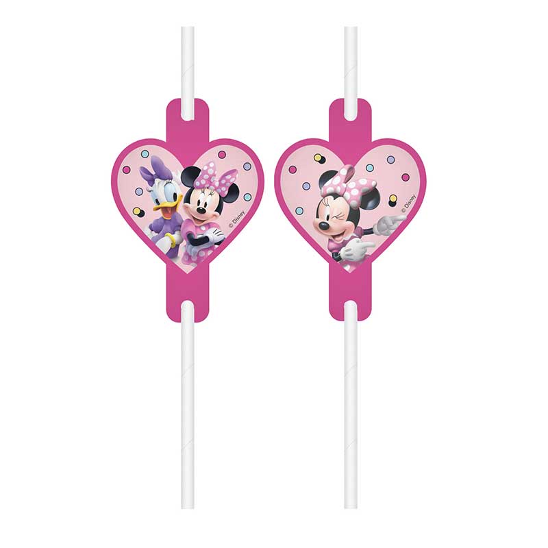 MINNIE JUNIOR DRINKING STRAWS