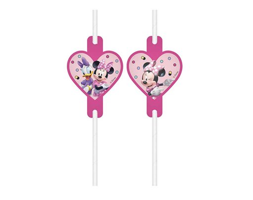 MINNIE JUNIOR DRINKING STRAWS
