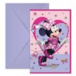 6PK MINNIE JUNIOR INVITATIONS