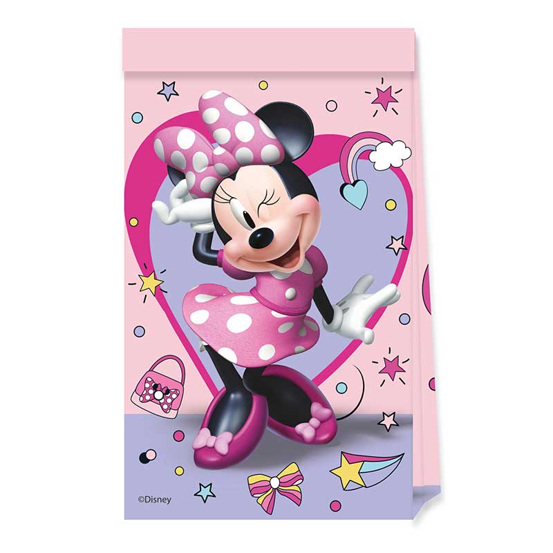 4PK MINNIE JUNIOR PAPER BAGS