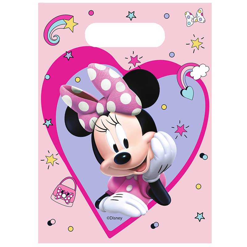 6PK MINNIE JUNIOR PARTY BAGS