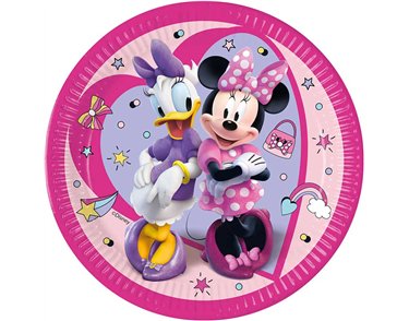 8PK 23cm MINNIE JUNIOR PLATES