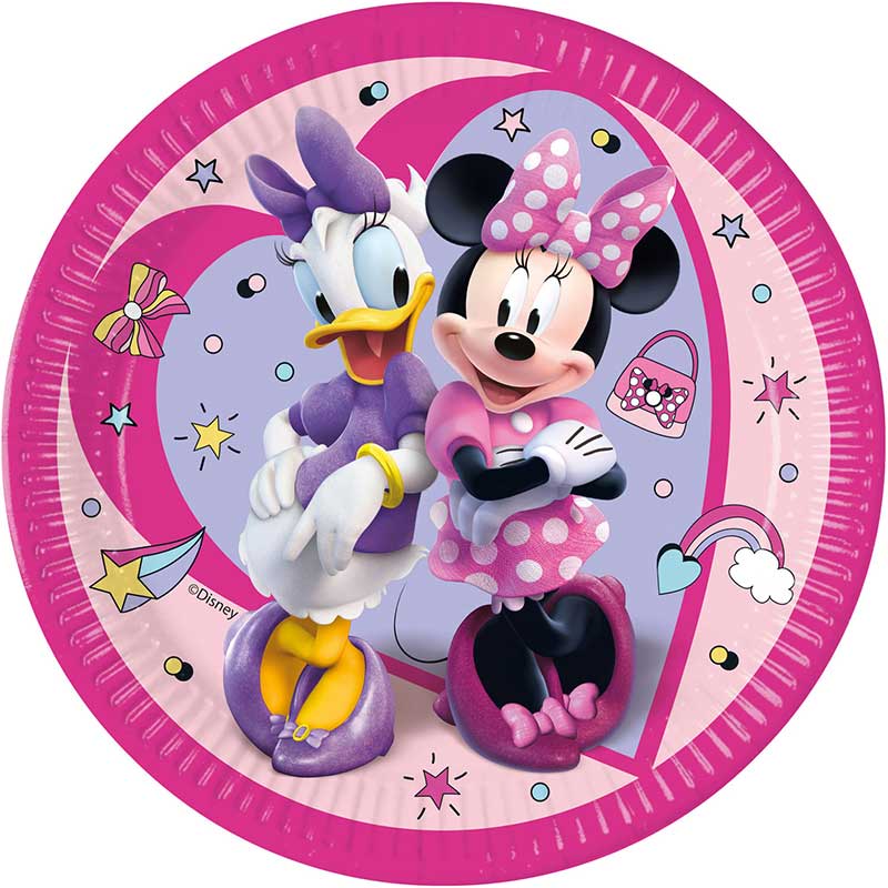 8PK 23cm MINNIE JUNIOR PLATES
