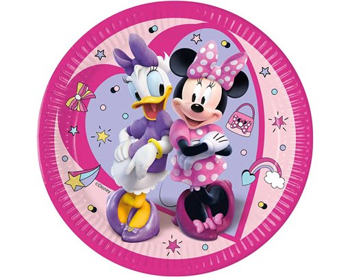 8PK 23cm MINNIE JUNIOR PLATES