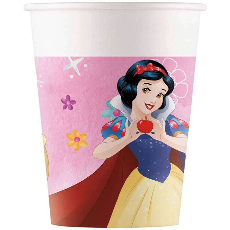 8PK DISNEY PRINCESS PAPER CUPS 200ml