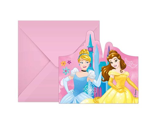 DISNEY PRINCESS LIVE YOUR STORY PARTY INVITATIONS