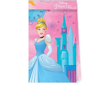 4PK DISNEY PRINCESS LIVE YOUR STORY PAPER BAGS