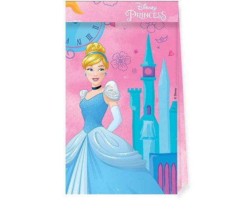 4PK DISNEY PRINCESS LIVE YOUR STORY PAPER BAGS