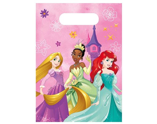 6PK DISNEY PRINCESS LIVE YOUR STORY PARTY BAGS