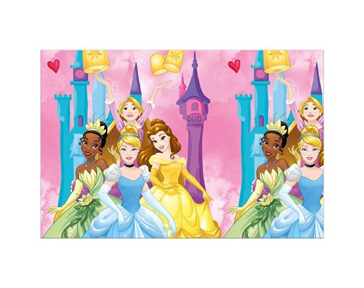 DISNEY PRINCESS PLASTIC TABLECOVER