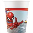 8PK 200ml SPIDERMAN CRIME FIGHTER CUPS