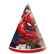 6PK SPIDERMAN CRIME FIGHTER PARTY HATS