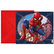 6PK SPIDERMAN CRIME FIGHTER INVITATIONS
