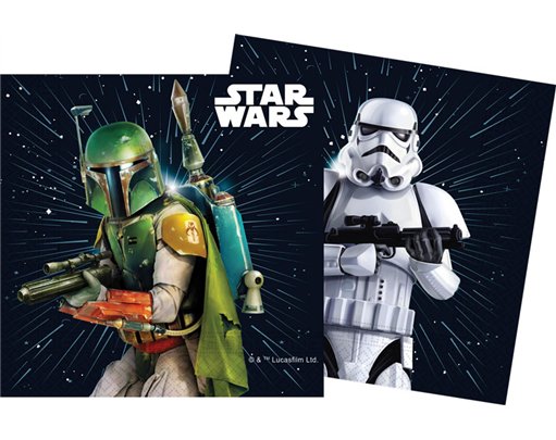 20PK STAR WARS GALAXY NAPKINS