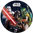 8PK 23cm STAR WARS GALAXY PLATES