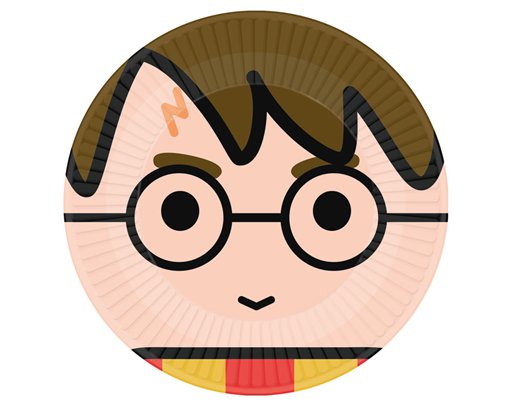 8PK 23cm HARRY POTTER PLATES
