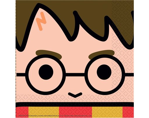 16PK 33cm HARRY POTTER NAPKINS
