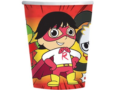 8PK 250ml RYANS WORLD PAPER CUPS