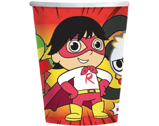 8PK 250ml RYANS WORLD PAPER CUPS