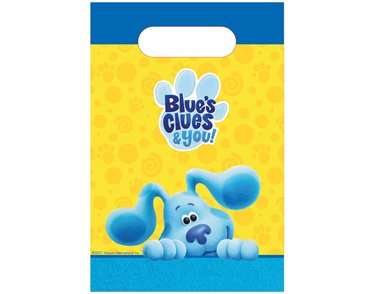 8PK BLUE'S CLUES PAPER LOOTBAGS
