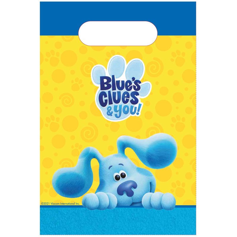 8PK BLUE'S CLUES PAPER LOOTBAGS