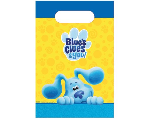 8PK BLUE'S CLUES PAPER LOOTBAGS